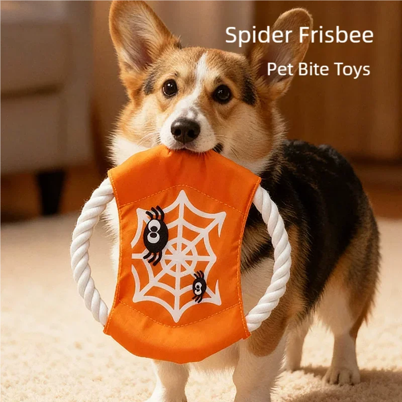 Halloween Dog Squeaky Toy Plush Chew Toy For Boredom Relief Interactive Self Playing Molar Bite Resistant Pet Supplies For Dogs