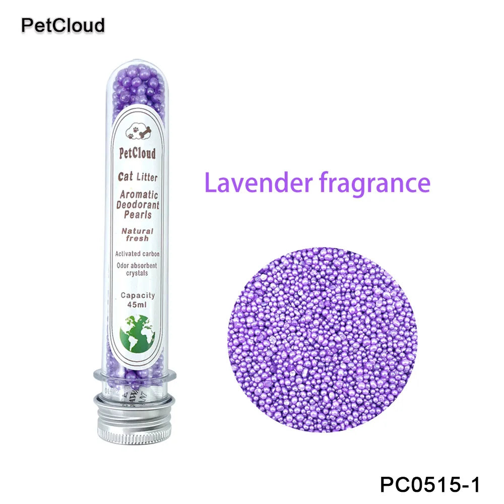 6 Fragrances Cat Litter Deodorant Bead For Cats Toilet Odor Absorbs Deodorizing Granules Pet Excrement Stink Cleaning Supplie