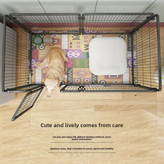 Indoor Dog Cage Fence Free Combination for Small Medium Large Dogs Pet Fence Training Toilet Dog Cage Household Pet Supplies