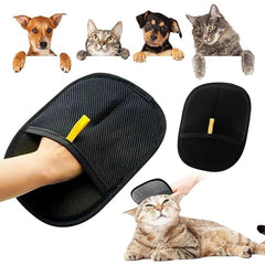 Pet Hair Remover Mitt Pet Grooming Gloves Deshedding Brush Glove for Dog Cat Rabbit with Long/Short/Curly Hair