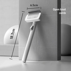 Efficient Pet Hair Removal Brush Designed For Cats Dogs The Stainless Steel Teeth Gently Remove Loose Hair Suitable For Any Pets