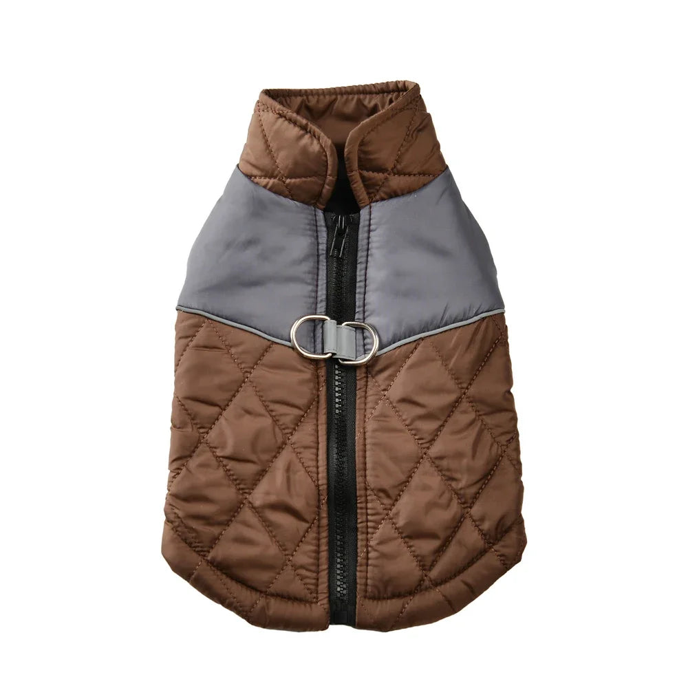 Winter Warm Pet Dog Jacket Reflective Waterproof Clothes For Small Big Dogs Cat Coat Golden Retriever Vest Overalls Pug Outfits
