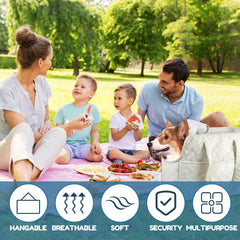 Pet Cat Dog Carrier Backpack with Carrying Strap and Shoulder Strap Oxford Pet Carrier with Breathable Mesh Handheld Pet Bag