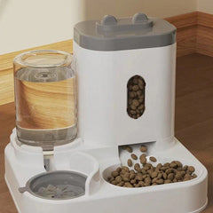 New cat feeding water feeder smoothly out water dog bowl cat basin two-in-one water dispenser cat bowl pet supplies