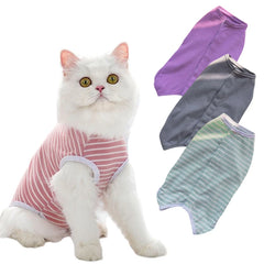 Cat Sterilization Jumpsuit for Small Medium Dog Cats Anti-licking Vest Kitten Weaning Surgery Recovery Care Clothes Pet Supplies