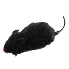 1Pc Funny Lifelike Plush Mouse Running Rat Toy for Cats Dogs Tail Mouse Pets Kids Random Color