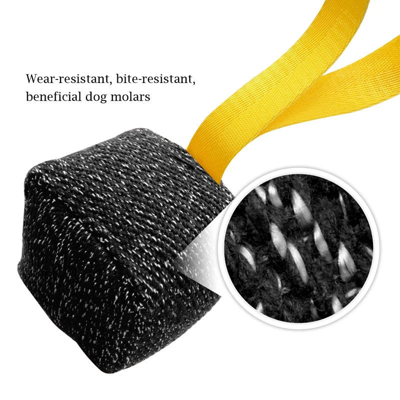 1pc Dog Bite Pillow Tug Toy For Adult Dogs Puppies Pet Training Play Throw