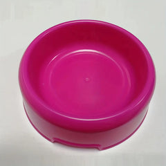 6/7/8 Random Color Plastic Pet Bowls - Round Single Bowls for Cats and Dogs, Pet Supplies Single Bowls (Random Color 6/7/8 Pack), Suitable for Feeding Stray Dogs, Homeless Puppies, Homeless Kittens, Planning Pet Food.