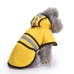 Dog Raincoat for Small Dogs, Waterproof Reflective Pet Rain Poncho with Hood for Bichon, Puppy, Outdoor Walking