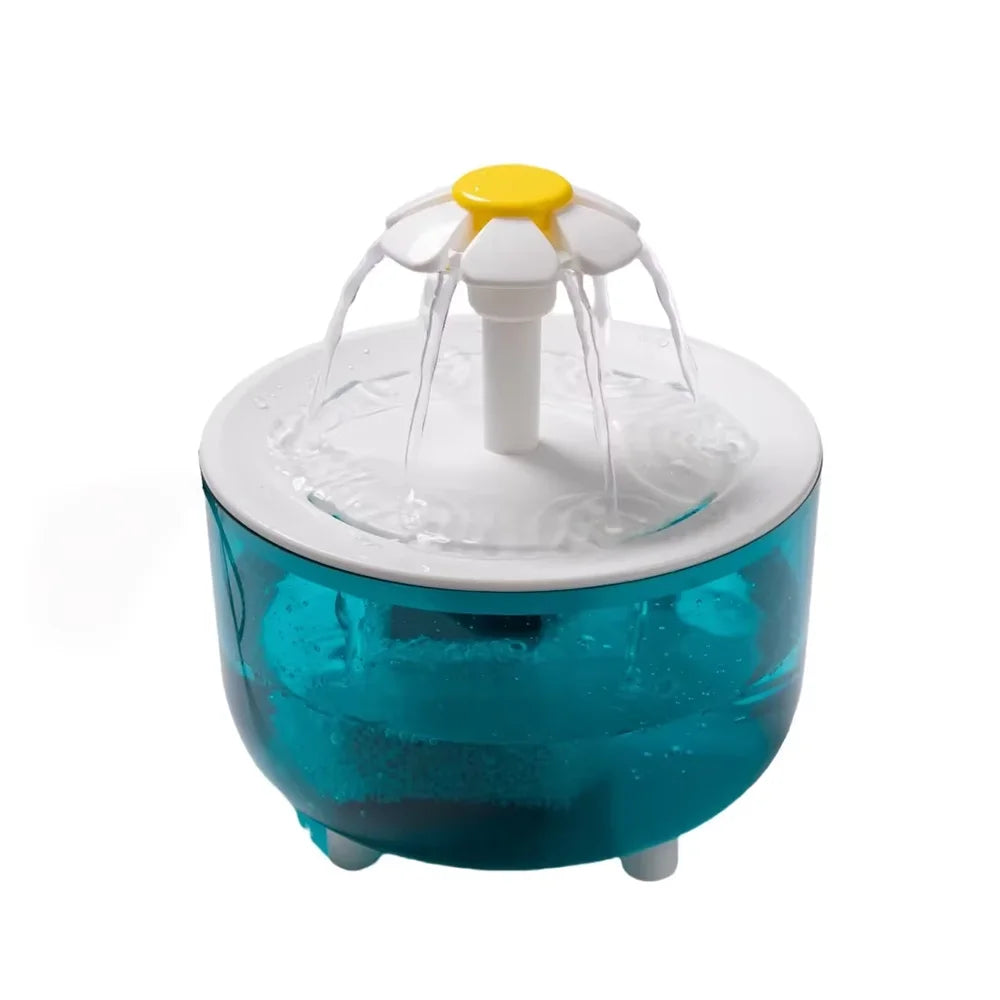 USB Electric Mute 1L Pet Water Fountain Automatic Cat Drink Bowl Filter Pet Drinking Dispenser Drinker For Cats Water Filter