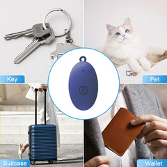 Oval shape Mini GPS Smart Tracker Locator Anti-Lost Device ，for Pets Kids Bags  Luggage Key，with Tracking Functionality