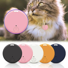 Cat Dog GPS Bluetooth 5.0 Tracker Anti-Lost Device Round Mini Anti-Lost Device Pet Kids Bag Wallet Tracking Smart Finder Locator