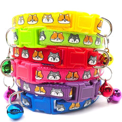 1pc Colorful Cartoon Patch Dog Cat Bell Collar Cat Neck Cover Pet Gift