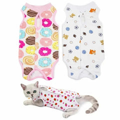 New Cat Dog Surgery Suit Postpartum Hygiene Onesie Pet Sterilization Clothes Postoperative Vest Anti-Off Anti-bite Puppy Kitten