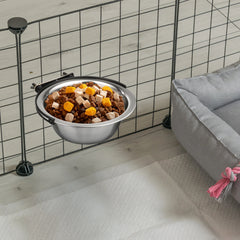 1pc Stainless Steel Dog Bowl Set 600Ml S M L Sizes Pet Food Water Bowl For Dogs Cats Hanging Kennel Cup Dishwasher