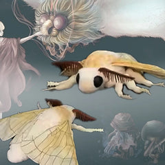 25cm Cute Silk Moth Fidelity Silkworm Plushie Fly Plush Toys Insect Lovers Decoration Soft Throw Pillows Children Halloween Gift