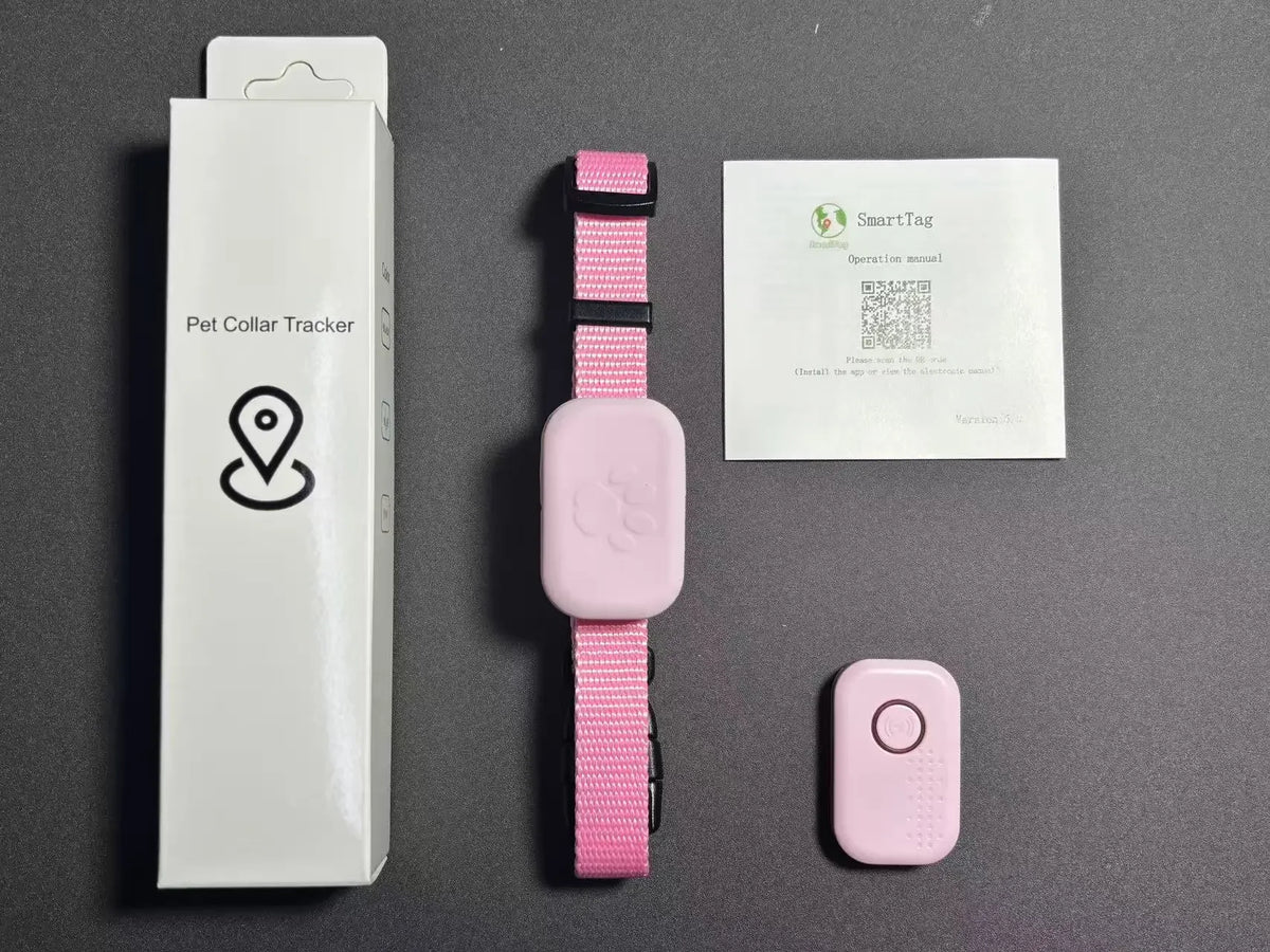 Cat Collar Tracker/Locator/GPS Bluetooth Without Subscription for Apple iOS/Android/Collar Anti Choke Collar for Kittens Cats