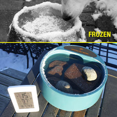 2.2L Dog Heated Water Bowl Pet Thermostatic Dog Bowl for Cats Dogs Chicken Birds Outdoor Winter Dog Bowl Water Bottle
