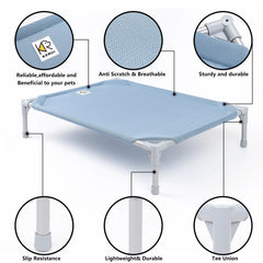High Quality Modern Large XL Rectangular Raised Dog Bed Removable Cotton Mat Multi-Functional Elevated Foam Memory Foam Winter