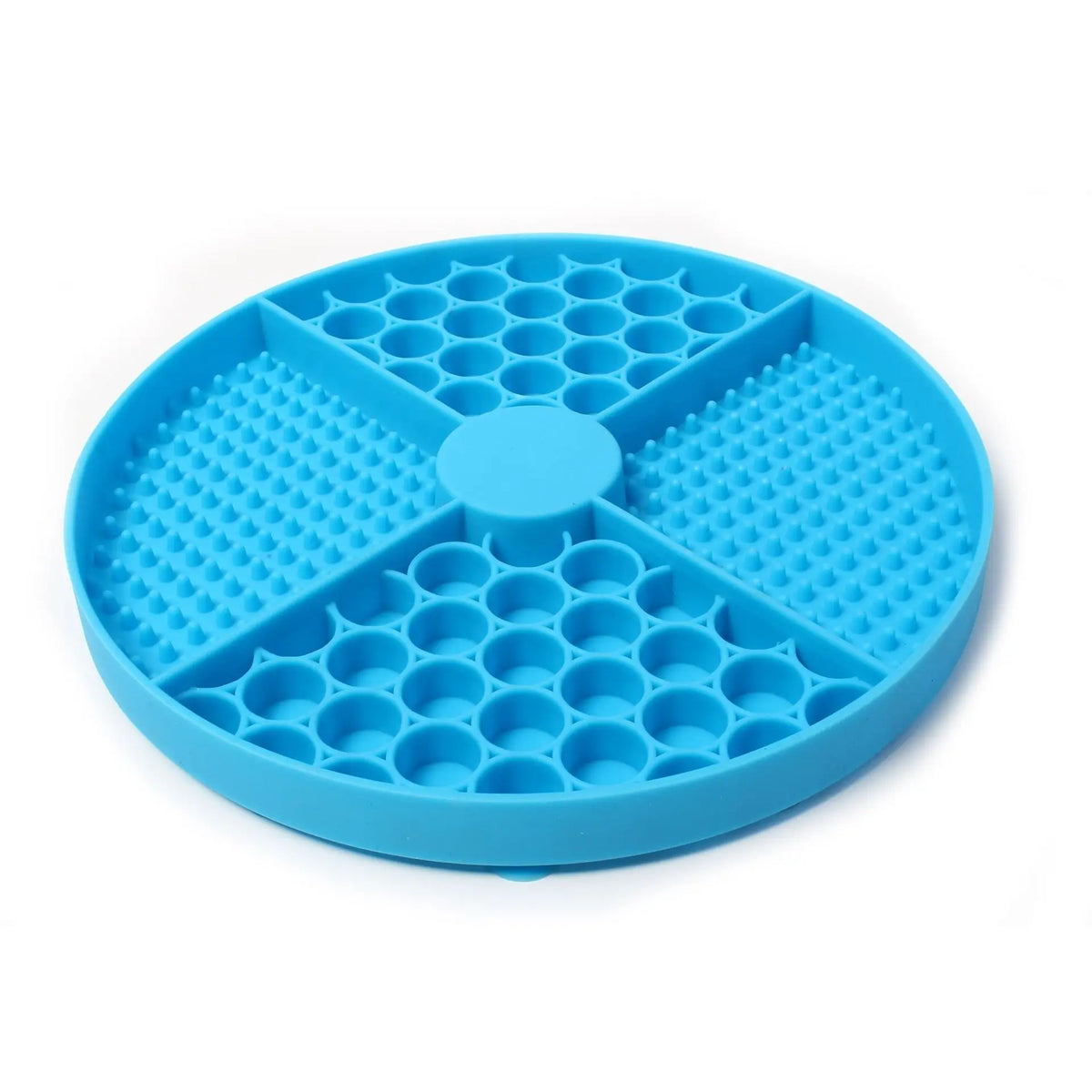 Pet Lick Circular Silicone Mat Dog cat Slow Food Plate Dog Bathing Distraction Silicone pad Sucker Food Training Feeder Supplies