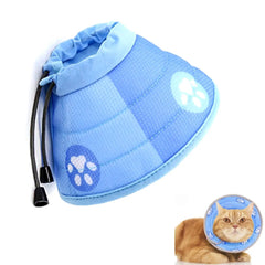 Soft EPE Foam Cat Cone Collar –Adjustable Anti-Licking Post-Surgery Recovery Collar, Lightweight for Kittens, Puppies&Small Dogs