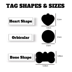 1 pc abstract dog footprint Custom Name and text Personalized Dog Tags Cat Dog ID Tag Name with Cute Symbols Personalized Pet I