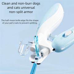Professional Pet Nail Clippers with Led Light Pet Claw Grooming Scissors for Dogs Cats Small Animals Paw Nail Trimmer Pet Supply