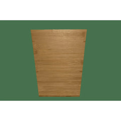 Bamboo Bathroom Wastebasket Eco-Friendly Compact Trash Can Open Top Design Modern Waste Bin Indoor Use Wooden Organizer