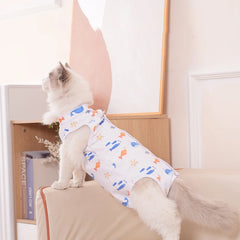 Pet Anti-licking Surgery Recovery Clothing for Dog Cat Outfits Kitten Weaning Suit Puppy Sterilization Jumpsuit Clothes Cat Vest
