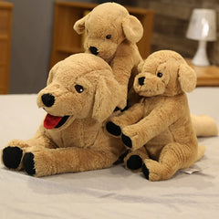 40/70cm Simulation Labrador Dog Plush Toy Creative Realistic Animal Puppy Dolls Stuffed Soft Toys for Children Birthday Gift