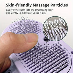 Multifunctional cat steam brush – USB charging pet grooming tool for shedding and cleaning