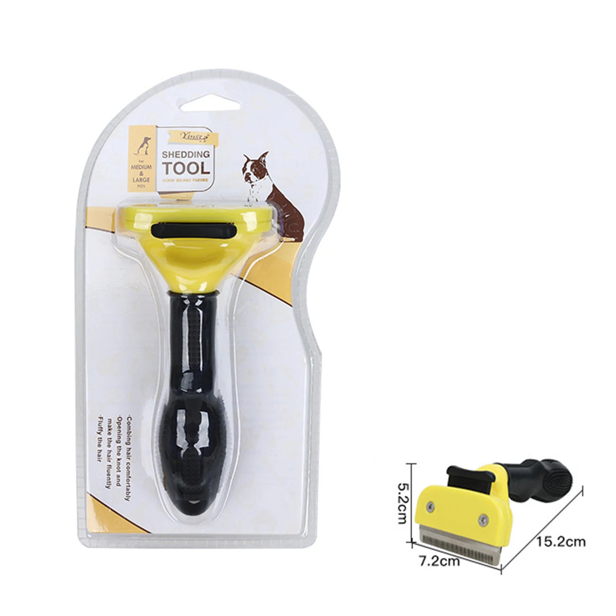 Furmines Pet Hair Remover for Puppy Dog Hairs Brush Cat Grooming Comb Fur Removal Clipper Tools Animal Pets Supplies