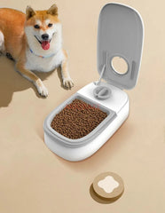 Pet timer, cat food, intelligent automatic feeder, dry and wet food, dual meal separation, automatic feeding for dogs
