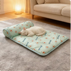 Summer Dog Cooling Mat Pet Ice Pads Cat Breathable Blanket Cat Washable Sofa Breathable Pet Dog Bed Small Animal Cold Bed