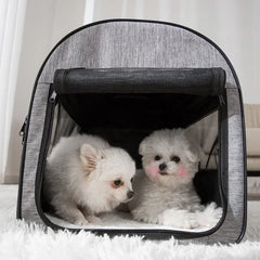 Winter Warm Pet Tent Folding Dog House Pet Car Carrier Bag Outdoor Kennels Playpen Pet Delivery Room for Small Dogs Cats