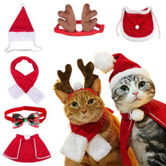 winter, Christmas Pet Scarves, Hats, Cat And Dog Headwear, Scarves, Cloaks, Hairbands, Cloaks, Christmas Clothes