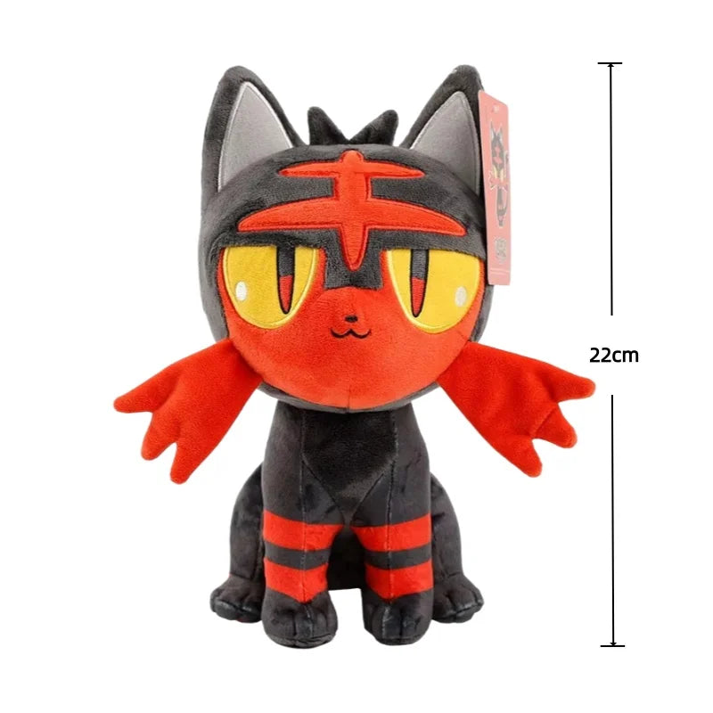 Pokemon Litten Plush Torracat Stuffed Doll Adorably Animal Toys Hobbies Kawaii Anime Periphery Present Xmas Gift for Kids