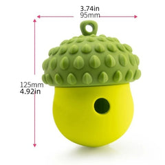 Interactive Dog Toys Chew Balls Durable Silicone Treat Dispensing Ball Teeth Cleaning Food Dispensing Puppy Teething Toys
