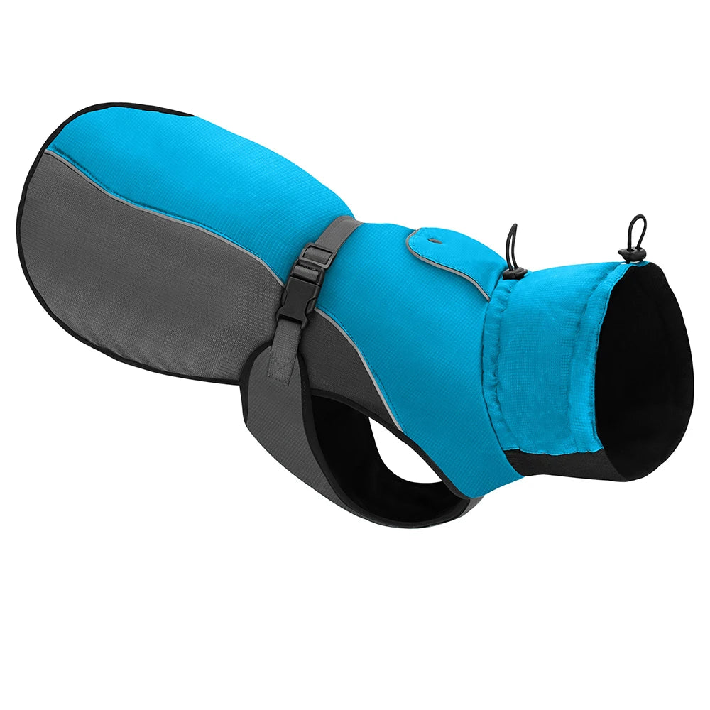 Dog Clothes Warm Large Dog Coat Jacket Reflective Raincoat Clothing For Medium Large Dogs French XL-6XL