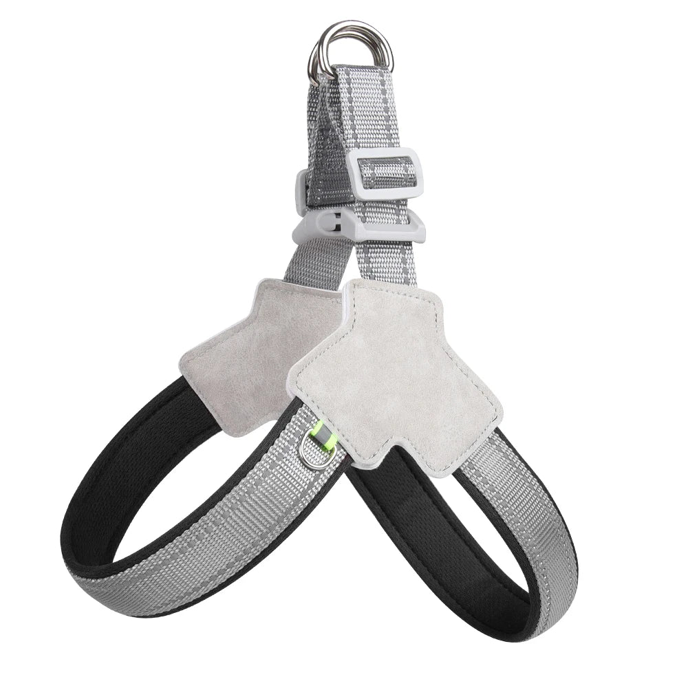 Pet Dog Harness for Small Medium Big Dogs Cats Hiking Puppy Adjustable Reflective Chest Strap French Bulldog Pug Teddy Supplies