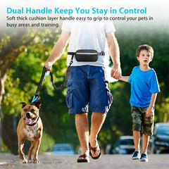 Hands Free Dog  Leash for Pet Walking Running Retractable Elastic Belt Dog Traction Rope for Running Walking Pet Products