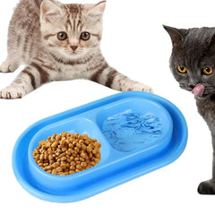 Pet Feeding Double Bowls Plastic Anti Ants Food Water Feeder For Dogs Cats Puppy Automatic Dog Feeder Dispenser Karate for Ants
