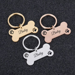 1 pc abstract dog footprint Custom Name and text Personalized Dog Tags Cat Dog ID Tag Name with Cute Symbols Personalized Pet I