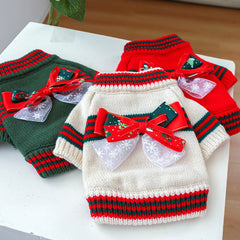 Knitted Cat Dog Sweater Autumn Winter Warm Costumes Apparels Coats Pet Products