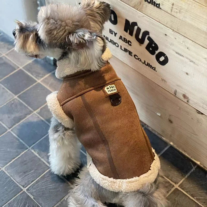 Warm Dog Coat Waterproof Winter Turtleneck Jacket for Cold Weather, Thick Fleece Snowsuit Christmas Vest for Small to Large Dogs