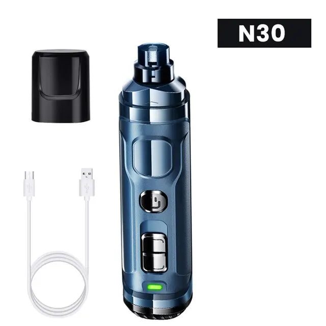 ROJECO N30 Electric Dog Nail Clippers For Dog Nail Grinder Rechargeable Professional Pet Clipper For Cat Claws Cutter Grooming