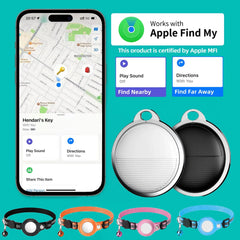 Mini Gps Tracker for Ios System Find My App Airtag Smart Bluetooth Locator Child Finder Bag Anti-Loss Collar with Tracker