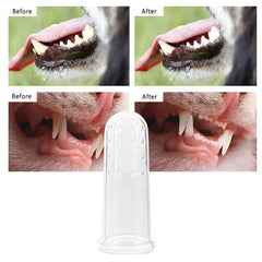 Silicone Fingertips Toothbrushes Cat Dog Pet Tools for Removing Bad Breath Tartar Pets Teeth Oral Cavity Cleaning Care Products