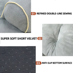 Multifunction Dog Bed Cats Sleeping Bed U-shaped Sofa Warm Winter Puppy Kitten Soft Pet Cushion for Small Medium Large Pet Sofa