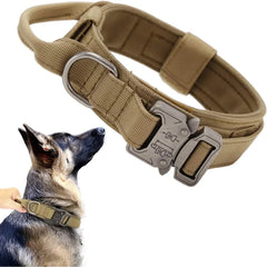 Pet Dog Collar Leash Set Nylon Material Durable Dog Collar Reflective Leash Pet Tactical Training Dog Collar Large Dog Leash Set